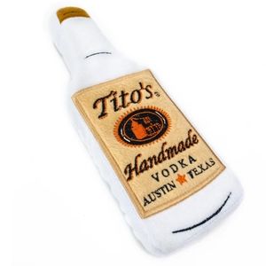 Tito's Vodka Bottle Dog Toy